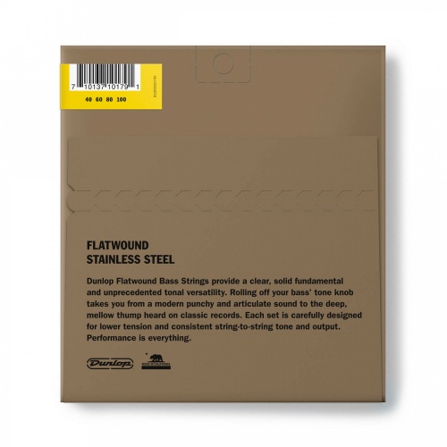 Dunlop DBFS40100M Flatwound Medium Scale фото 2